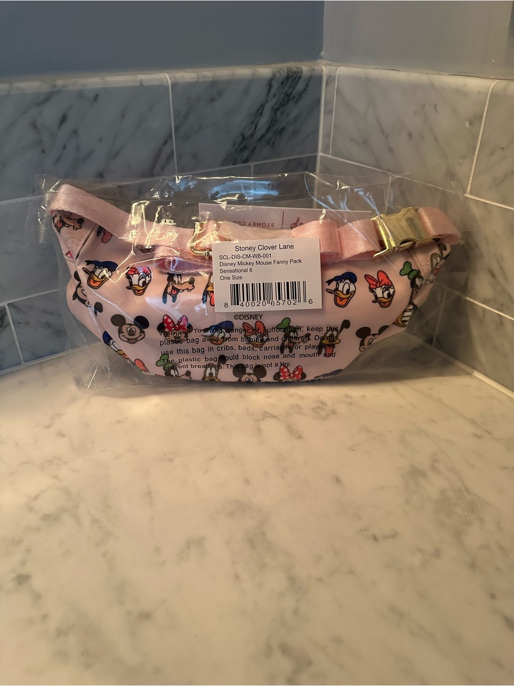 Stoney Clover Lane Pink Disney Character Repeat Belt Bag - Picture 2 of 2